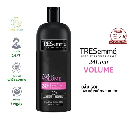 Dầu gội tạo độ phồng cho tóc giữ tóc vào nếp TRESemme 24 Hour Volume Shampoo 828ml Mỹ