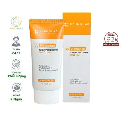 Kem chống nắng Kyung Lab UV Protection Tone Up Sun Cream SPF50+ PA++++ 50ml Hàn Quốc nâng tone dưỡng trắng Sunscreen