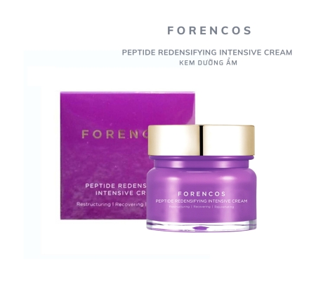 Kem dưỡng Forencos Peptide Redensifying Intensive Cream Hàn Quốc, Kem đêm dưỡng trắng chống lão hóa