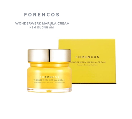 Kem dưỡng Forencos Wonderwerk Marula Cream Hàn Quốc, Kem dưỡng chông lão hóa, trắng da, nâng cơ, làm điều màu da