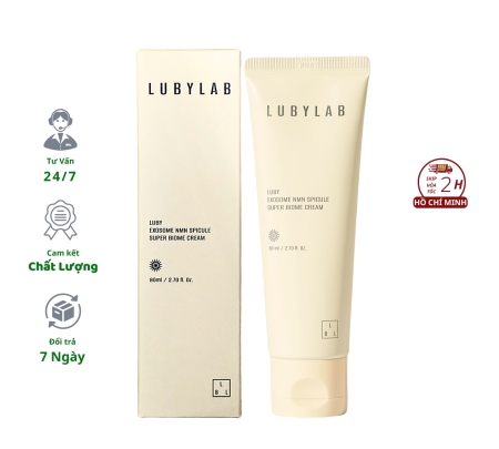 Kem Dưỡng Lubylab Luby Exosome NMN Spicule Super Biome Cream 80ml Hàn Quốc Giúp Trẻ Hóa Căng Bóng Da
