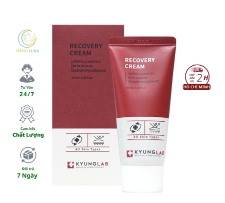 Kem dưỡng Recovery Cream KyungLab 50ml Hỗ trợ cấp ẩm phục hồi giúp làm dịu da mặt 
