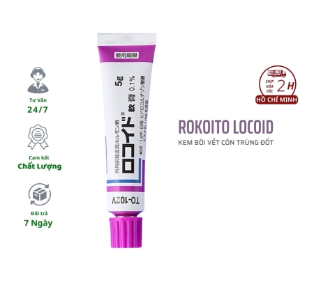KEM BÔI VẾT CÔN TRÙNG ĐỐT ROKOITO LOCOID OINTMENT 5G - RT01