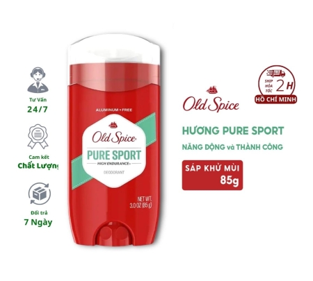 Sáp khử mùi Old Spice Pure Sport High Endurance 85g