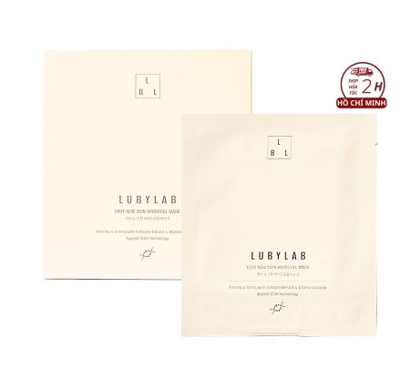 Mặt Nạ Lubylab Luby New Skin Hydrogel Mask Hộp 04 Miếng Hàn Quốc Mặt Nạ Trẻ Hóa Da Hỗ Trợ Dưỡng Ẩm Phục Hồi Cho Da Mặt