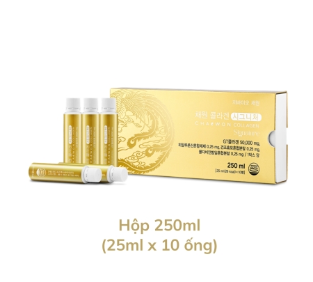 Nước Uống Collagen Chaewon Signature Hàn Quốc Ống 25ml x 10 ống Hỗ Trợ Da Móng Tóc Collagen nước