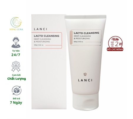 Sáp tẩy trang Lanci Lacto Cleansing Deep Cleansing & Moisturizing 100g Nhật Bản Tẩy trang Hỗ trợ làm sạch da mặt
