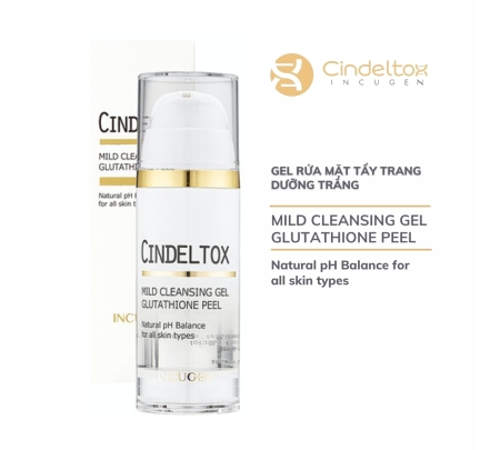 Sữa rửa mặt, thải độc 4in1 Cindeltox Mild Cleansing Gel Gluthatione Peel