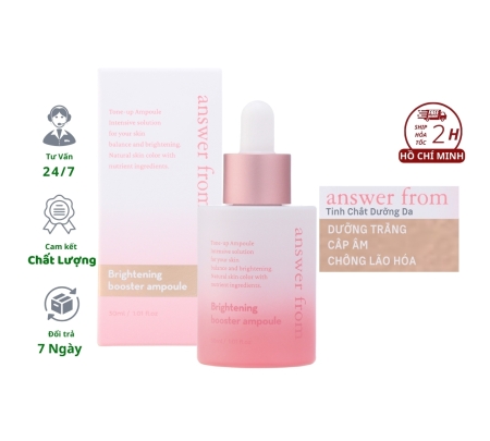 Tinh Chất Dưỡng Sáng, Chống Lão Hóa Answer From Brightening Booster Ampoule 30ml