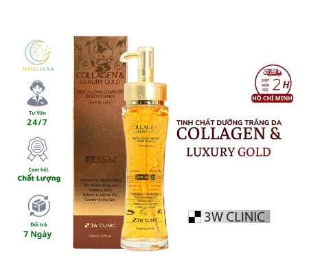 Tinh Chất Vàng 24K Dưỡng Trắng Da Collagen Luxury 3W Clinic