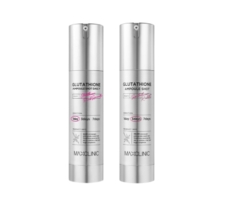 Tinh Chất Maxclinic Glutathione Ampoule Shot 3 Days và Shot Daily 1 Day 50ml Hỗ Trợ Dưỡng Trắng Giúp Cải Thiện Độ Đàn Hồi Giảm Nám Da