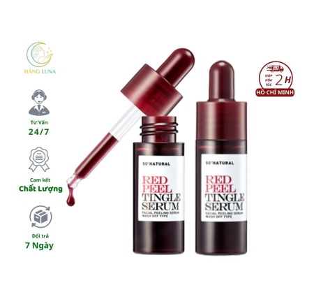 Tinh chất Red Peel Tingle Serum Facial Peeling Serum Wash Off Type 11ml, Tinh chất tẩy tế bào chết Peel da sinh học