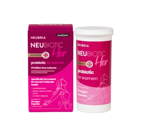 Viên Uống Men Vi Sinh NeuBiotic Her Hộp 30 viên Anh Quốc Hỗ Trợ Chăm Sóc Sức Khỏe Phụ Khoa