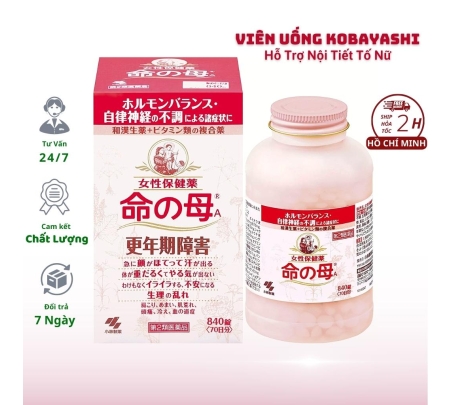 Thực phẩm chức năng Viên Uống Tiền Mãn Kinh Kobayashi 420 Viên Của Nhật Bản