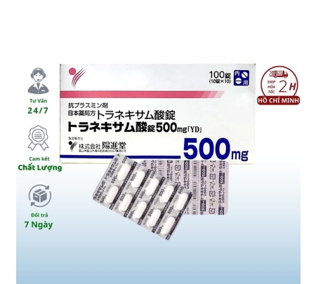Thực phẩm chức năng Viên uống trắng da trị nám Transamin 500mg Nhật Bản 100 viên