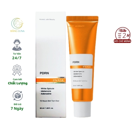 Kem vi gai Hwasa PDRN Spicule Cream 50ml Hàn Quốc Chiết xuất cá DNA hồi Hỗ trợ cấp ẩm dưỡng trắng da mặt