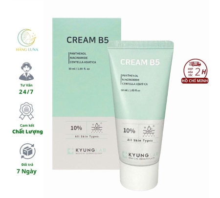 Kem dưỡng B5 Cream KyungLab 50ml Hỗ trợ cấp ẩm giúp làm dịu da mặt Chăm sóc da mụn