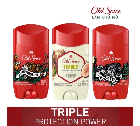 Sáp Khử Mùi Bearglove OLD SPICE 73Gr